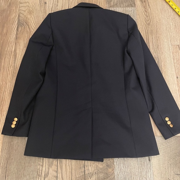 GUC- Sezane Michele Jacket Double Breasted Blazer Navy - Size 36 or 4 US - Picture 8 of 8